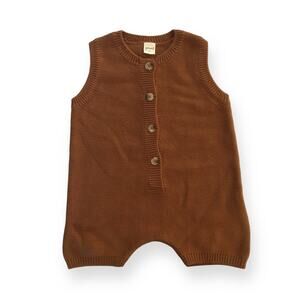 Goumi organic sienna knit romper